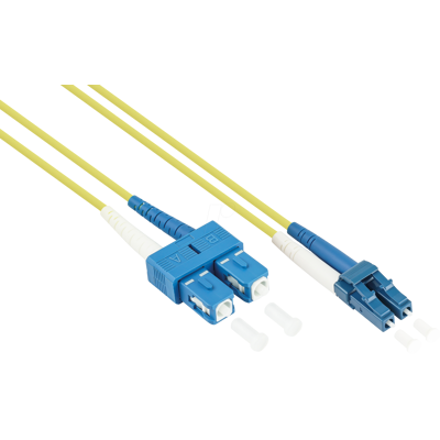 KABELMEISTER KM SO-LW03-020 - Cable de conexión de fibra óptica, OS2, LC - SC, 2 m, amarillo KABELMEISTER KM SO-LW03-020 - Cable de conexión de fibra óptica, OS2, LC - SC, 2 m, amarillo