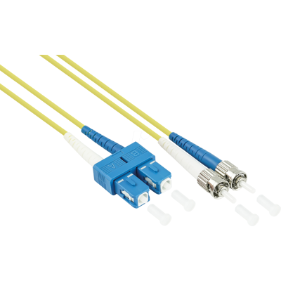 KABELMEISTER KM SO-LW08-010 - Cable de conexión de fibra óptica, OS2, SC - ST, 1 m, amarillo KABELMEISTER KM SO-LW08-010 - Cable de conexión de fibra óptica, OS2, SC - ST, 1 m, amarillo