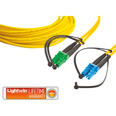 LIGHTWIN LDP-09 LCA-LC5 - Latiguillos de fibra óptica dúplex, SM OS2, LC/APC LIGHTWIN LDP-09 LCA-LC5 - Latiguillos de fibra óptica dúplex, SM OS2, LC/APC