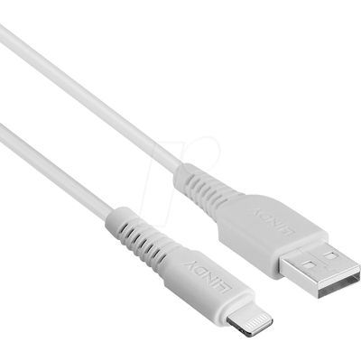 LINDY 31326 - Cable de carga y sincronización, USB-a > Lightning, MFI, LINDY 31326 - Cable de carga y sincronización, USB-a > Lightning, MFI,