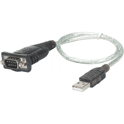 MANHATTAN 205146 - Convertidor USB-A, 1x RS232, 9 patillas, PL-2303, 0,45 m, blíste MANHATTAN 205146 - Convertidor USB-A, 1x RS232, 9 patillas, PL-2303, 0,45 m, blíste