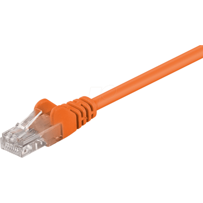 GOOBAY PATCH-C5U 15 OR - Cable de red U/UTP Cat.5e de 15,0m, naranja GOOBAY PATCH-C5U 15 OR - Cable de red U/UTP Cat.5e de 15,0m, naranja