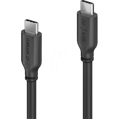 SONERO SON SPC-U200-030 - Sync & charge cable, USB-C, 60 W, 3.0 m SONERO SON SPC-U200-030 - Sync & charge cable, USB-C, 60 W, 3.0 m