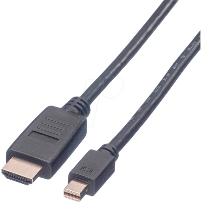 Cable Mini DisplayPort a HDMI - 4.5M - Negro - 4K 30Hz - Vídeo/Audio Cable Mini DisplayPort a HDMI - 4.5M - Negro - 4K 30Hz - Vídeo/Audio