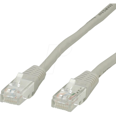 VALUE 21990900 - Cable de interconexiones Cat.6, UTP, gris, 0,5 m VALUE 21990900 - Cable de interconexiones Cat.6, UTP, gris, 0,5 m