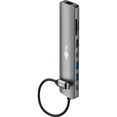 GOOBAY 79146 - Adaptador multipuerto USB-C, HDMI, Ethernet, USB tipo A, USB tip GOOBAY 79146 - Adaptador multipuerto USB-C, HDMI, Ethernet, USB tipo A, USB tip