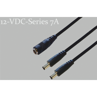 BKL 075922 - Cable adaptador, 300 mm, acoplamiento de CC a 2 conectores de CC BKL 075922 - Cable adaptador, 300 mm, acoplamiento de CC a 2 conectores de CC