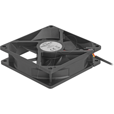 DELOCK 67302 - Ventilador axial, 24 V DC, 92 x 92 x 25 mm, negro DELOCK 67302 - Ventilador axial, 24 V DC, 92 x 92 x 25 mm, negro