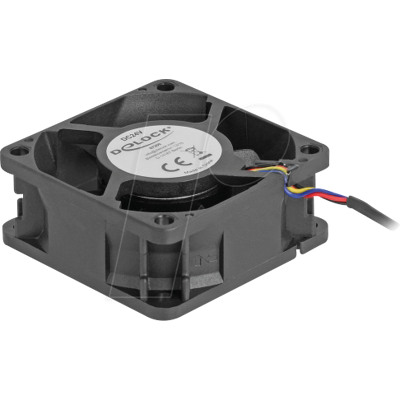 DELOCK 67300 - Ventilador axial, 24 V DC, 60 x 60 x 25 mm, negro DELOCK 67300 - Ventilador axial, 24 V DC, 60 x 60 x 25 mm, negro