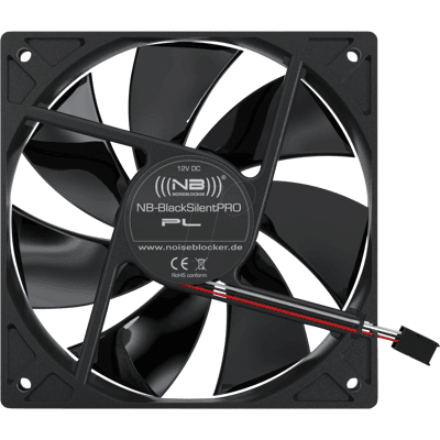 NOISEBLOCK PLPS - Noiseblocker BlackSilent Pro Ventilador PLPS, 120 mm NOISEBLOCK PLPS - Noiseblocker BlackSilent Pro Ventilador PLPS, 120 mm