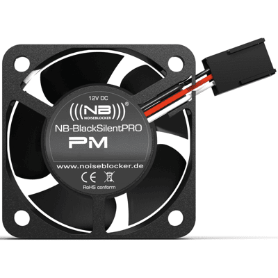 NOISEBLOCKER NOISEBLOCK PM1 - Bloqueador de ruido BlackSilent Pro Ventilador PM1, 40 mm NOISEBLOCKER NOISEBLOCK PM1 - Bloqueador de ruido BlackSilent Pro Ventilador PM1, 40 mm