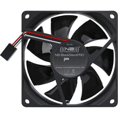 NOISEBLOCKER NOISEBLOCK P1 - Bloqueador de ruido BlackSilent Pro Ventilador P1, 80 mm NOISEBLOCKER NOISEBLOCK P1 - Bloqueador de ruido BlackSilent Pro Ventilador P1, 80 mm