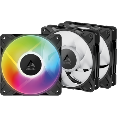 ARCTIC 00126 - Ventilador de caja ARCTIC P12 Pro A-RGB Negro, 120mm, paquete de ARCTIC 00126 - Ventilador de caja ARCTIC P12 Pro A-RGB Negro, 120mm, paquete de