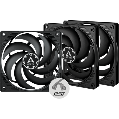 ARCTIC 03888 - Ventilador de caja ARCTIC P12 SLIM PWM PST Negro, 120mm, paquete ARCTIC 03888 - Ventilador de caja ARCTIC P12 SLIM PWM PST Negro, 120mm, paquete