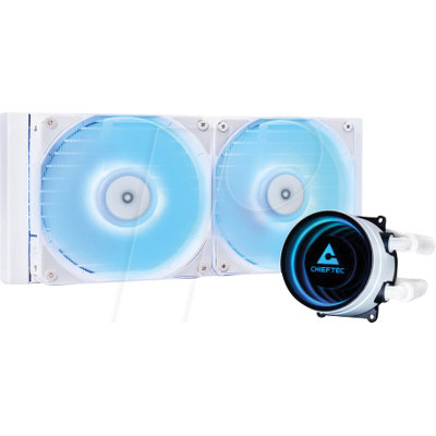 CFT CLC-240-RGBW - CHIEFTEC Iceberg Blanco 240 AiO refrigeración por agua, argb, bl CFT CLC-240-RGBW - CHIEFTEC Iceberg Blanco 240 AiO refrigeración por agua, argb, bl