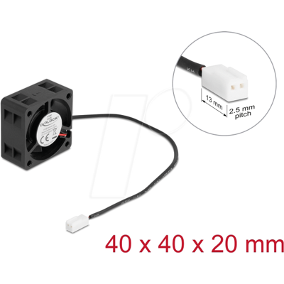 DELOCK 67287 - Ventilador axial de 5 V de corriente continua, 40 x 40 x 20 mm n DELOCK 67287 - Ventilador axial de 5 V de corriente continua, 40 x 40 x 20 mm n