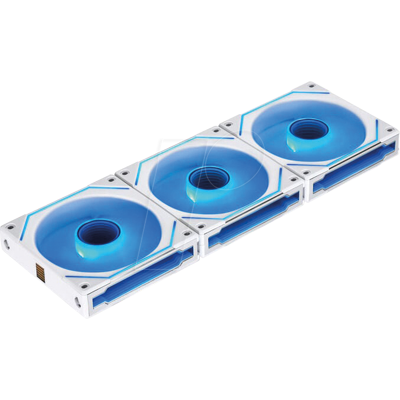LIAN LI LIAN 12RSLIN3W - Ventilador UNI SL-INF 120 ARGB, reverso, 3x 120, blanco LIAN LI LIAN 12RSLIN3W - Ventilador UNI SL-INF 120 ARGB, reverso, 3x 120, blanco