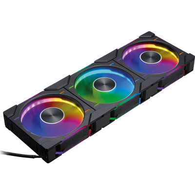 PHT F120D30BK3P - PHANTEKS D30, Airflow D-RGB, 120mm, negro, 3P PHT F120D30BK3P - PHANTEKS D30, Airflow D-RGB, 120mm, negro, 3P