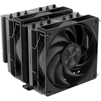 SAMA A60N - SAMA A60N Dual Tower CPU Cooler, Negro SAMA A60N - SAMA A60N Dual Tower CPU Cooler, Negro