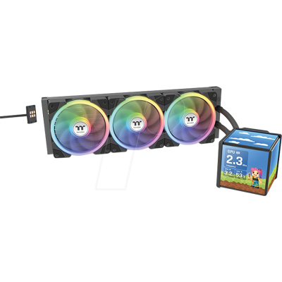 TT 46234 - THERMALTAKE MINECUBE 360 ULTRA ARGB AIO refrigeración por TT 46234 - THERMALTAKE MINECUBE 360 ULTRA ARGB AIO refrigeración por