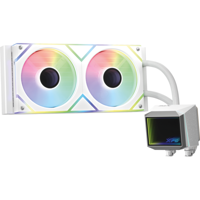 ADATA XPG 52428 - XPG LEVANTE II 240, 2x120 mm, ARGB, blanco ADATA XPG 52428 - XPG LEVANTE II 240, 2x120 mm, ARGB, blanco