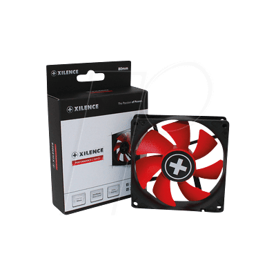 XI XF037 - XILENCE XPF80.R Ventilador de caja, 80 mm XI XF037 - XILENCE XPF80.R Ventilador de caja, 80 mm