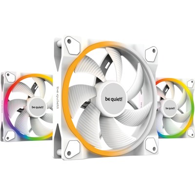 BEQUIET BQT BL102 - be quiet! Light Wings White 140 mm PWM Triple Pack BEQUIET BQT BL102 - be quiet! Light Wings White 140 mm PWM Triple Pack