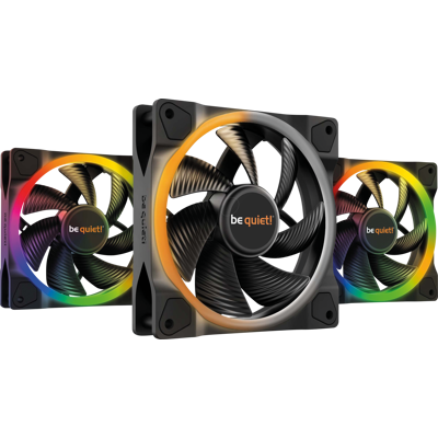 BEQUIET BQT BL076 - be quiet! Light Wings 120 mm PWM triple pack BEQUIET BQT BL076 - be quiet! Light Wings 120 mm PWM triple pack