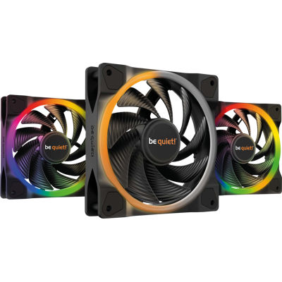 BEQUIET BQT BL077 - be quiet! Light Wings 120mm PWM High-Speed Triple Pack BEQUIET BQT BL077 - be quiet! Light Wings 120mm PWM High-Speed Triple Pack