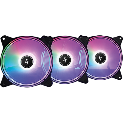 CHIEFTEC CFT NF-3012RGB - Ventilador de carcasa Chieftronic Nova RGB, juego de 3 CHIEFTEC CFT NF-3012RGB - Ventilador de carcasa Chieftronic Nova RGB, juego de 3
