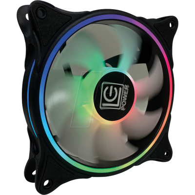 LC POWER LC-CF-120-ARGB-B - Ventilador de carcasa LC-Power, 120 mm, ARGB, negro LC POWER LC-CF-120-ARGB-B - Ventilador de carcasa LC-Power, 120 mm, ARGB, negro
