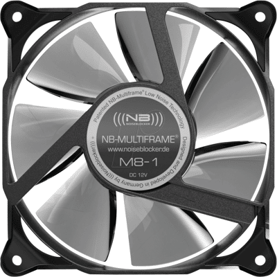 NOISEBLOCKER NOISEBLOCK M8S1 - Bloqueador de ruido Multiframe Serie S M8 S1, 80 mm NOISEBLOCKER NOISEBLOCK M8S1 - Bloqueador de ruido Multiframe Serie S M8 S1, 80 mm
