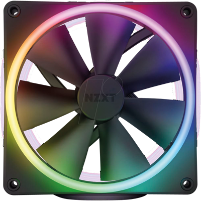 NZXT RF-D14SF-B1 - NZXT F140 RGB DUO, 140 mm PWM negro NZXT RF-D14SF-B1 - NZXT F140 RGB DUO, 140 mm PWM negro