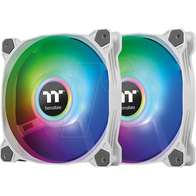 TT 24179 - Thermaltake Pure Duo 14 ARGB, 140 mm, blanco, paquete de 2 TT 24179 - Thermaltake Pure Duo 14 ARGB, 140 mm, blanco, paquete de 2