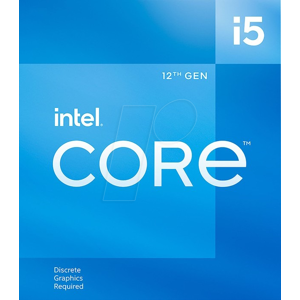 BX8071512400F - Intel Core i5-12400F, 2,50 GHz, en caja, 1700 BX8071512400F - Intel Core i5-12400F, 2,50 GHz, en caja, 1700