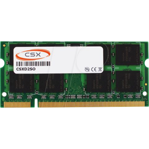 21CS0108-1006-1 - CSX 1GB DDR2-800MHZ SODIMM 21CS0108-1006-1 - CSX 1GB DDR2-800MHZ SODIMM
