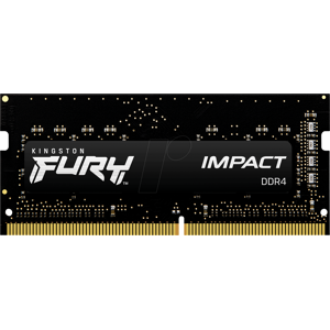 40KI1632-1020FI - SO DDR4 3200 CL20 Kingston FURY Impact de 16 GB 40KI1632-1020FI - SO DDR4 3200 CL20 Kingston FURY Impact de 16 GB