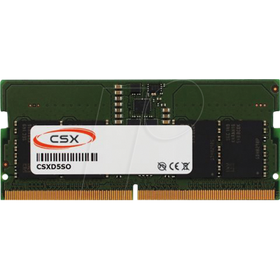 51CS1648-1040 - CSX 16GB DDR5-4800MHZ SODIMM, CL40 51CS1648-1040 - CSX 16GB DDR5-4800MHZ SODIMM, CL40