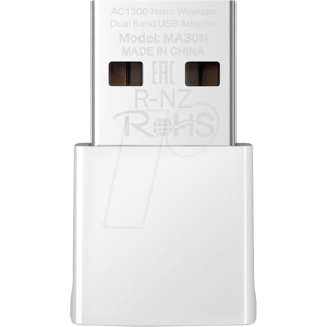 MERCUSYS MSYS MA30N - Adaptador WLAN, USB, 1267 Mbps MERCUSYS MSYS MA30N - Adaptador WLAN, USB, 1267 Mbps