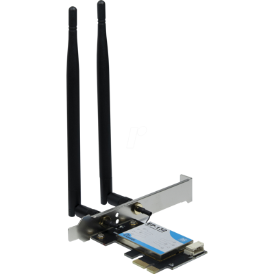 INTER-TECH IT88883058 - Adaptador WLAN, PCIe, 600 Mbps INTER-TECH IT88883058 - Adaptador WLAN, PCIe, 600 Mbps
