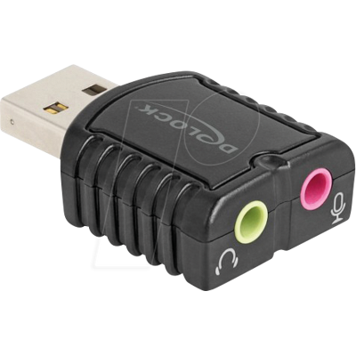 DELOCK 65964 - Tarjeta de sonido USB externa 24 Bit / 96 kHz Plug & Play DELOCK 65964 - Tarjeta de sonido USB externa 24 Bit / 96 kHz Plug & Play