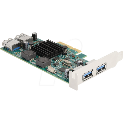 DELOCK 90282 - Tarjeta PCI Express x4 a 2 x USB 5 Gbps externo Tipo-A + 2 x USB DELOCK 90282 - Tarjeta PCI Express x4 a 2 x USB 5 Gbps externo Tipo-A + 2 x USB