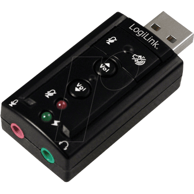 LOGILINK UA0078 Tarjeta de sonido USB con Surround Virtual 7.1 LOGILINK UA0078 Tarjeta de sonido USB con Surround Virtual 7.1