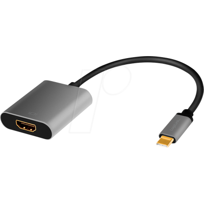 LOGILINK CUA0103 - Adaptador USB tipo C > HDMI, 4K a 60 Hz, 0,15 m LOGILINK CUA0103 - Adaptador USB tipo C > HDMI, 4K a 60 Hz, 0,15 m