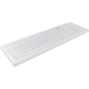 KEYSONIC 60798 - Teclado, USB, blanco, desinfectable KEYSONIC 60798 - Teclado, USB, blanco, desinfectable