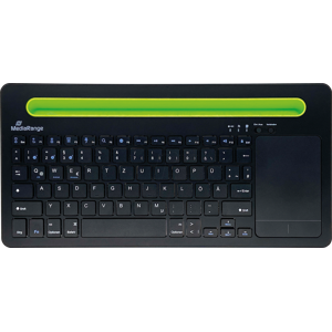MEDIARANGE MR OS131 - Teclado, Bluetooth, Touchpad, negro/verde MEDIARANGE MR OS131 - Teclado, Bluetooth, Touchpad, negro/verde