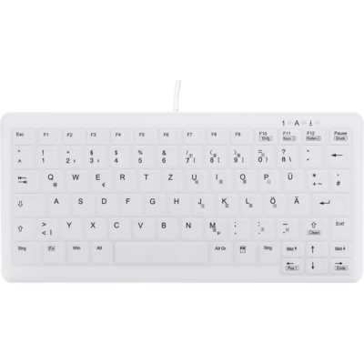 CONTOUR AK-C4110FU1WGE - Teclado, USB, desinfectable, compacto, blanco, ES CONTOUR AK-C4110FU1WGE - Teclado, USB, desinfectable, compacto, blanco, ES