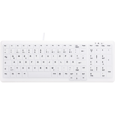CONTOUR AK-C7000FUVSWGE - Teclado, USB, IP68, desinfectable, bloque numérico, blanco, de CONTOUR AK-C7000FUVSWGE - Teclado, USB, IP68, desinfectable, bloque numérico, blanco, de