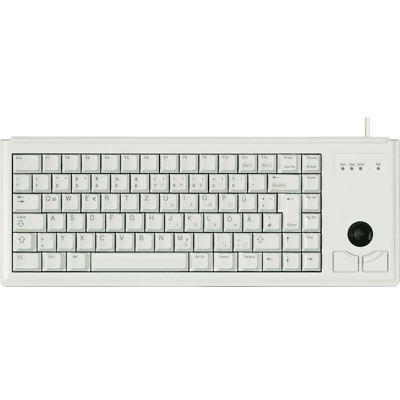 CHERRY G84-4400LUBUS-0 - Teclado, USB, gris claro, compacto, ratón de bola, EE. UU CHERRY G84-4400LUBUS-0 - Teclado, USB, gris claro, compacto, ratón de bola, EE. UU