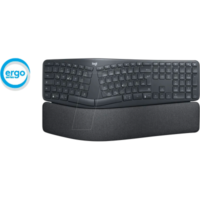 LOGITECH K860 - Teclado inalámbrico, Bluetooth, ergonómico, negro, LOGITECH K860 - Teclado inalámbrico, Bluetooth, ergonómico, negro,